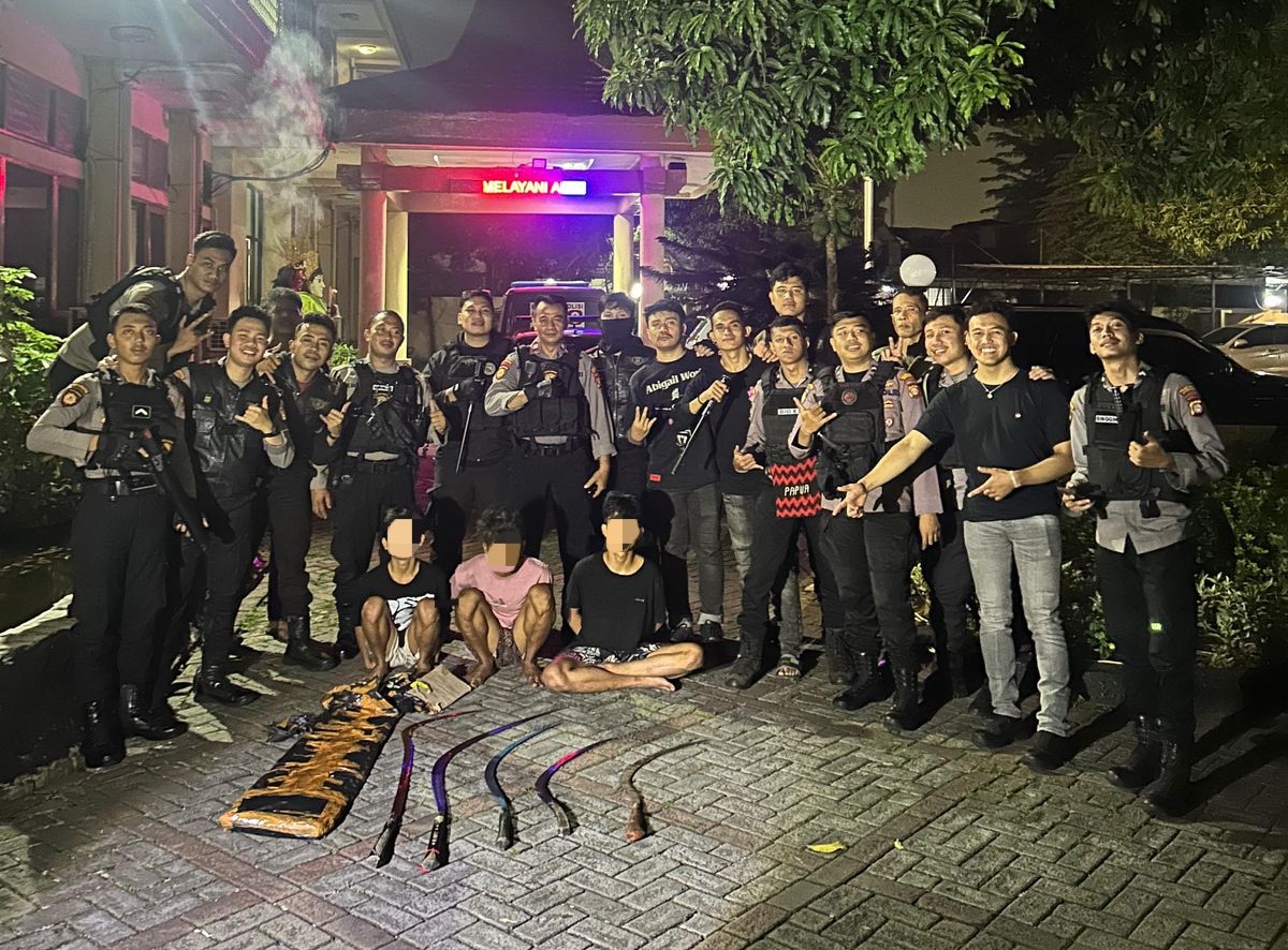 Polisi Gagalkan Aksi Tawuran di Kemayoran Jakpus, 3 Remaja Diamankan